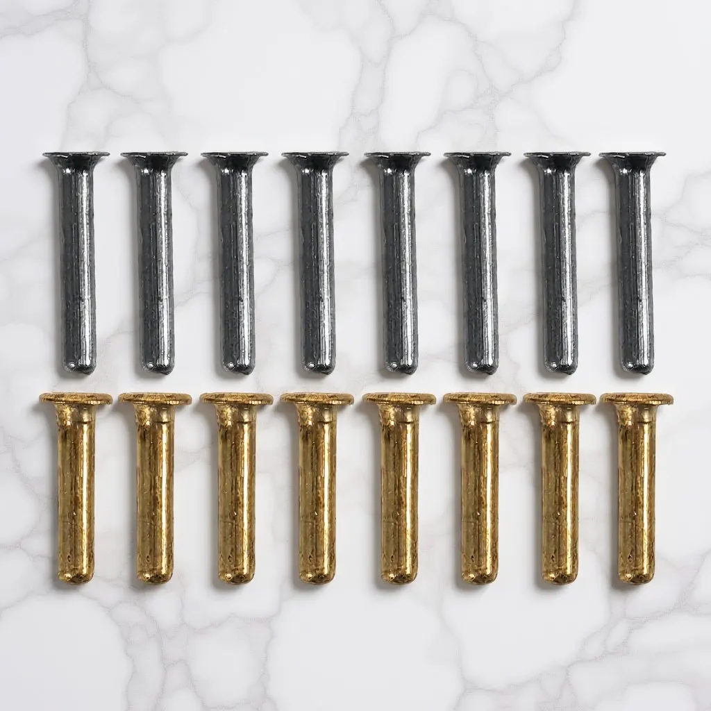 16Pcs Umbrella Rib Rivets Essential Repair Accessories for Folding Threefold Umbrellas Umbrella Frame Reinforcement Kit