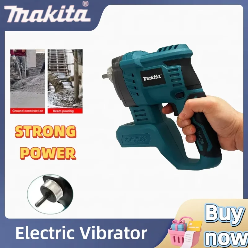 마키타 무선 전기 콘크리트 진동기 콘크리트 20V 18V 배터리 콤팩터 콘크리트 브러시리스 고출력 믹싱 파워 툴
