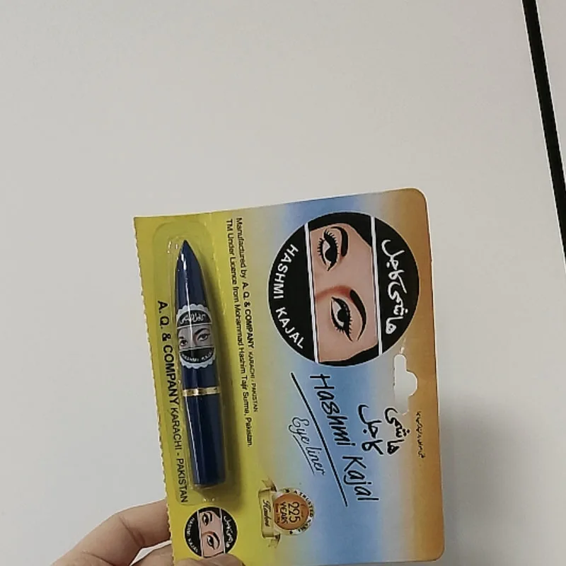 

Traditional Eye Makeup Tool Original Eyeliner Kajal Black KOHL HASHMI Natural Eyebrow Eyeliner Stick, Color Fast lasting 1pcs