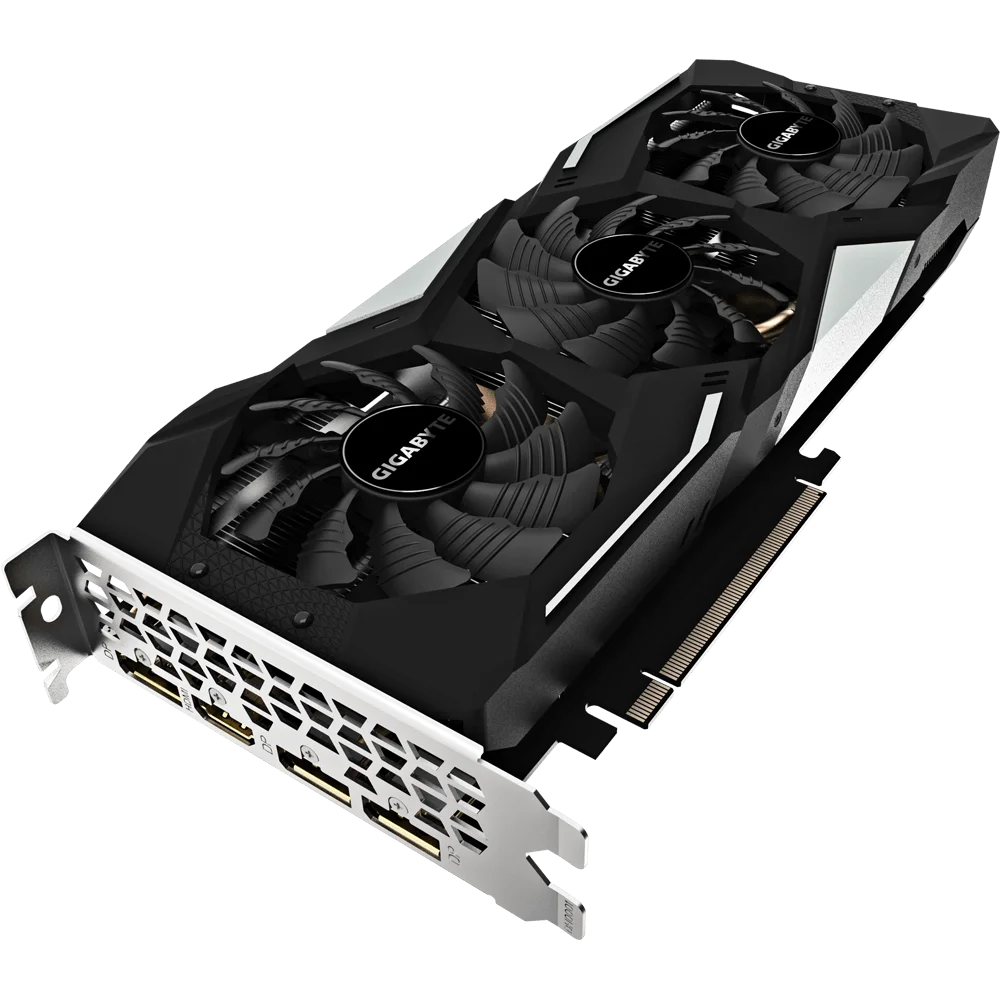 GIGABYTE GeForce GTX 1660 GV-N1660GAMING OC-6GD Gaming graphics card For 6GB GDDR5 192 bit 8 Pin HDMI DP RGB 3-Fan Cooling