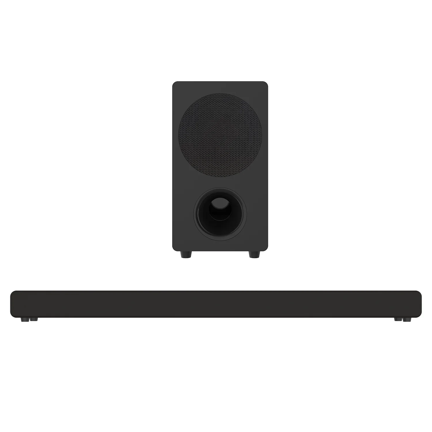 YYHC-125W high-power wireless indoor Bluetooth USB speaker, home theater style soundbar equipped with subwoofer and remote contr