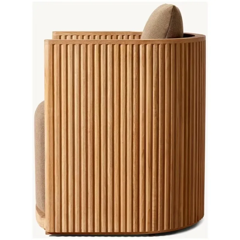 فندق بارك فناء خارجي من الخشب الصلب، أثاث شرفة من خشب الساج، أدوات مائدة بمقعد عميق