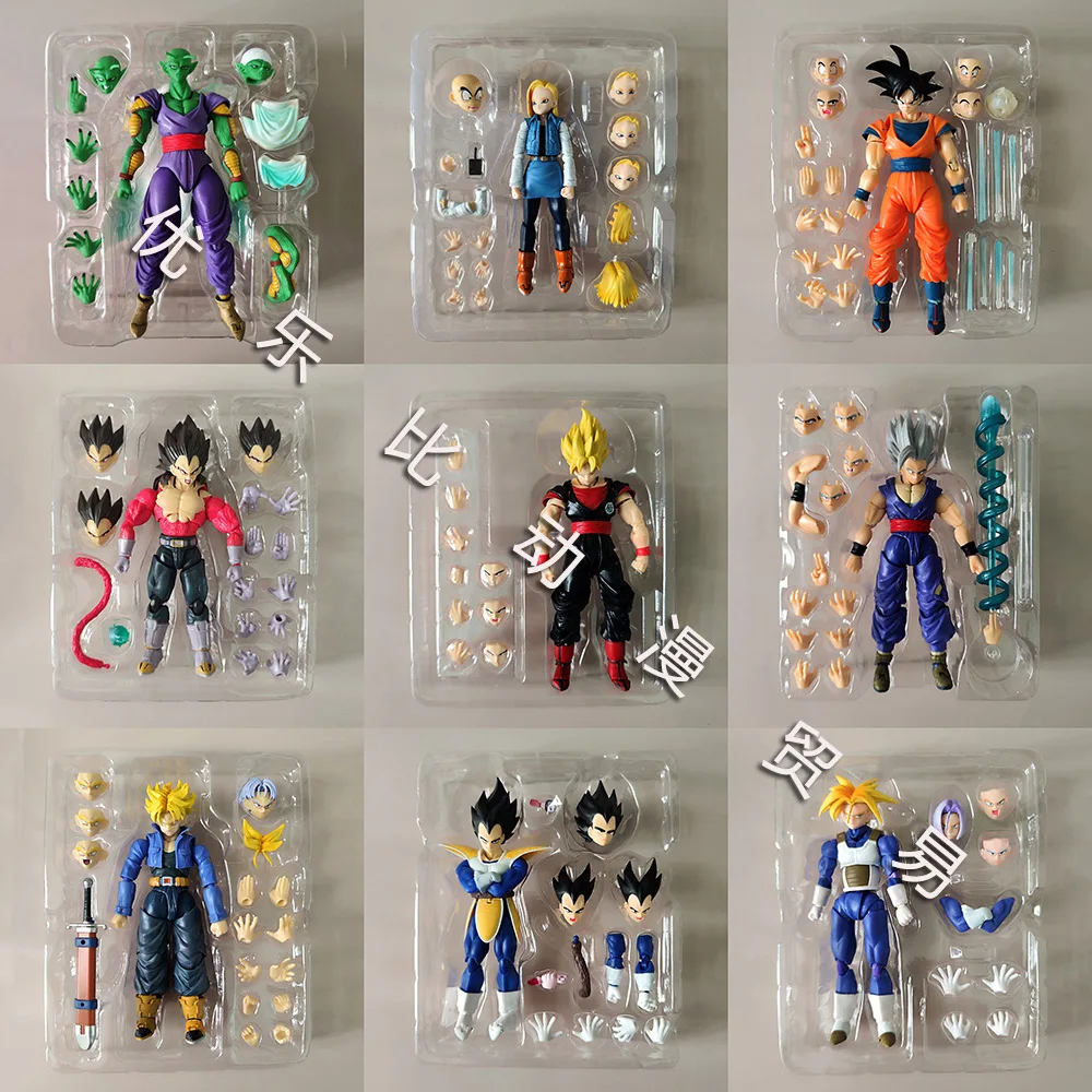 Dragon Ball Z SHF Articulated Action Figure Ultra Instinct Goku Super Saiyan Vegeta Trunks Gohan Krillin Toy For Anime Fans Gift view 2