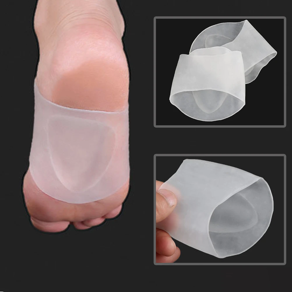 

Massage Gel Foot Pad Silicon Arch Insoles Orthotics Flatfoot Cushion Plantar Fasciitis Pain Relief Reusable Washable Foot Care
