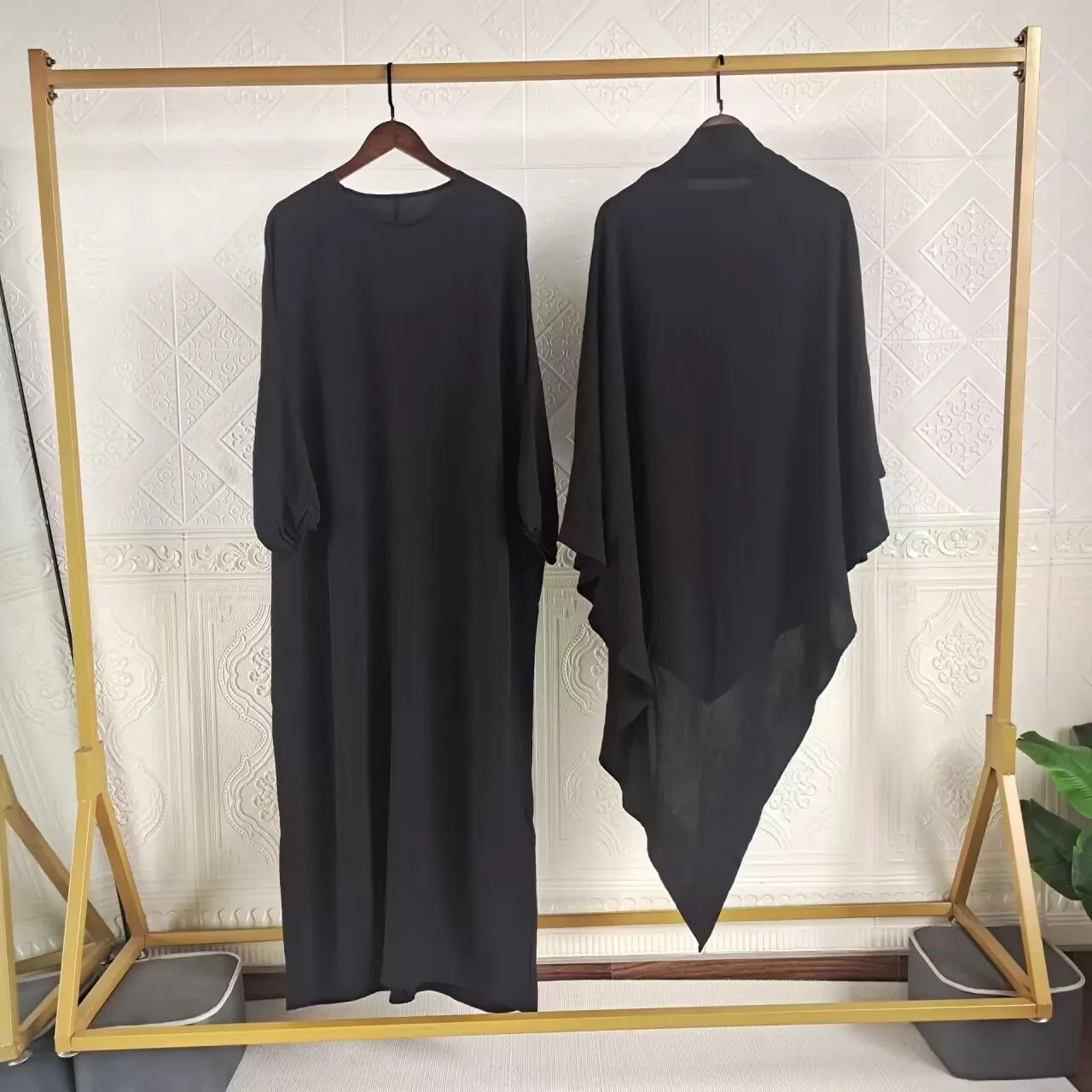 

Ramadan Muslim Women Prayer Garment Khimar Jalabiya Niqab Abaya Eid Djellaba Islam Clothing Turkey Kaftan Robe Hijab Dress Sets