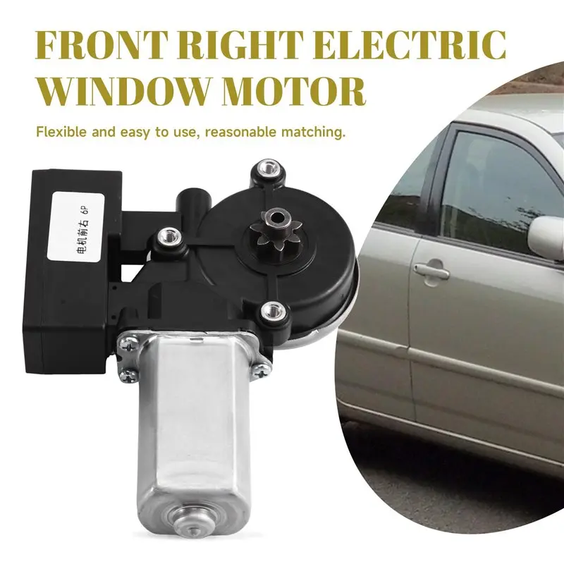 Front Power Window Motor Replacement For Toyota Corolla 2004- 2013 6Pin Part Numbers 85720-33130 85720-02170-T61C - view 3