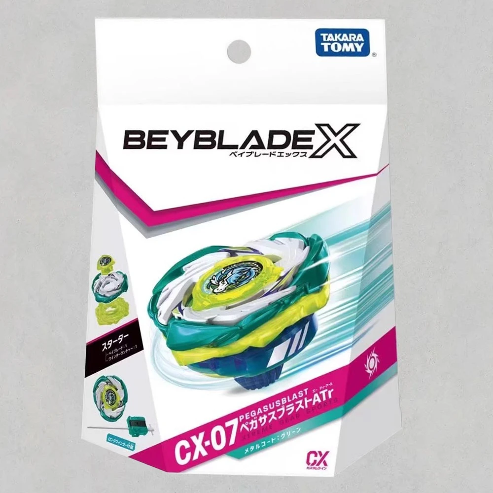 ORIGINAL TAKARA TOMY BEYBLADE X CX-07 Starter Pegasus Blast ATr