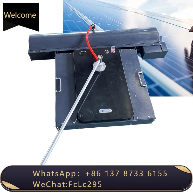 Solar Panel Cleaning Machine Photovoltaic Cleaning Robots Portable Solar Panel Cleaner