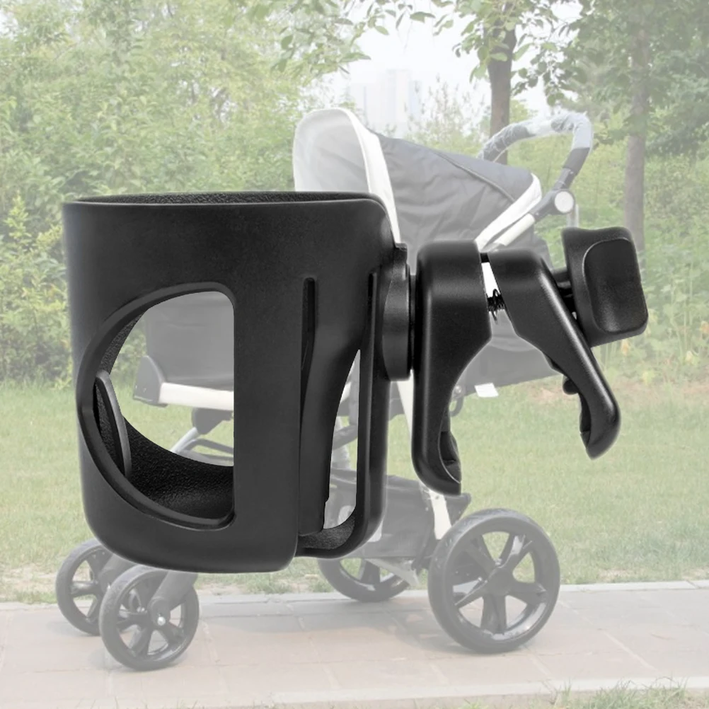 

Universal Stroller Cup Holder 360 Degree Rotation Handle Bar Antislip Bottle Drink Cup Holder for Bicycles Mountain Bikes B