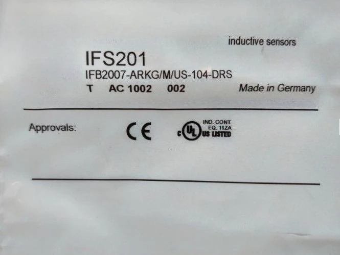 

Brand New Origina IFS201 IFS200 IFS210 IFS211 IFS212 IFS213 IFS214 Proximity Switch Inductive Fast delivery