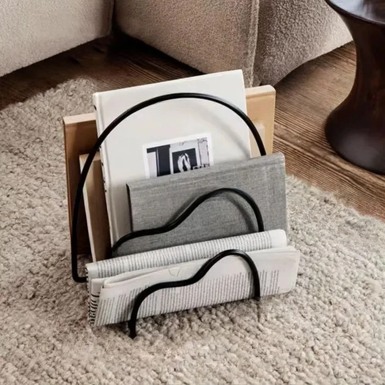 support-de-rangement-pour-magazines-en-fer-forge-moderne-et-simple-bibliotheque-de-bureau-salle-modele-domestique-mobile-etagere-creative