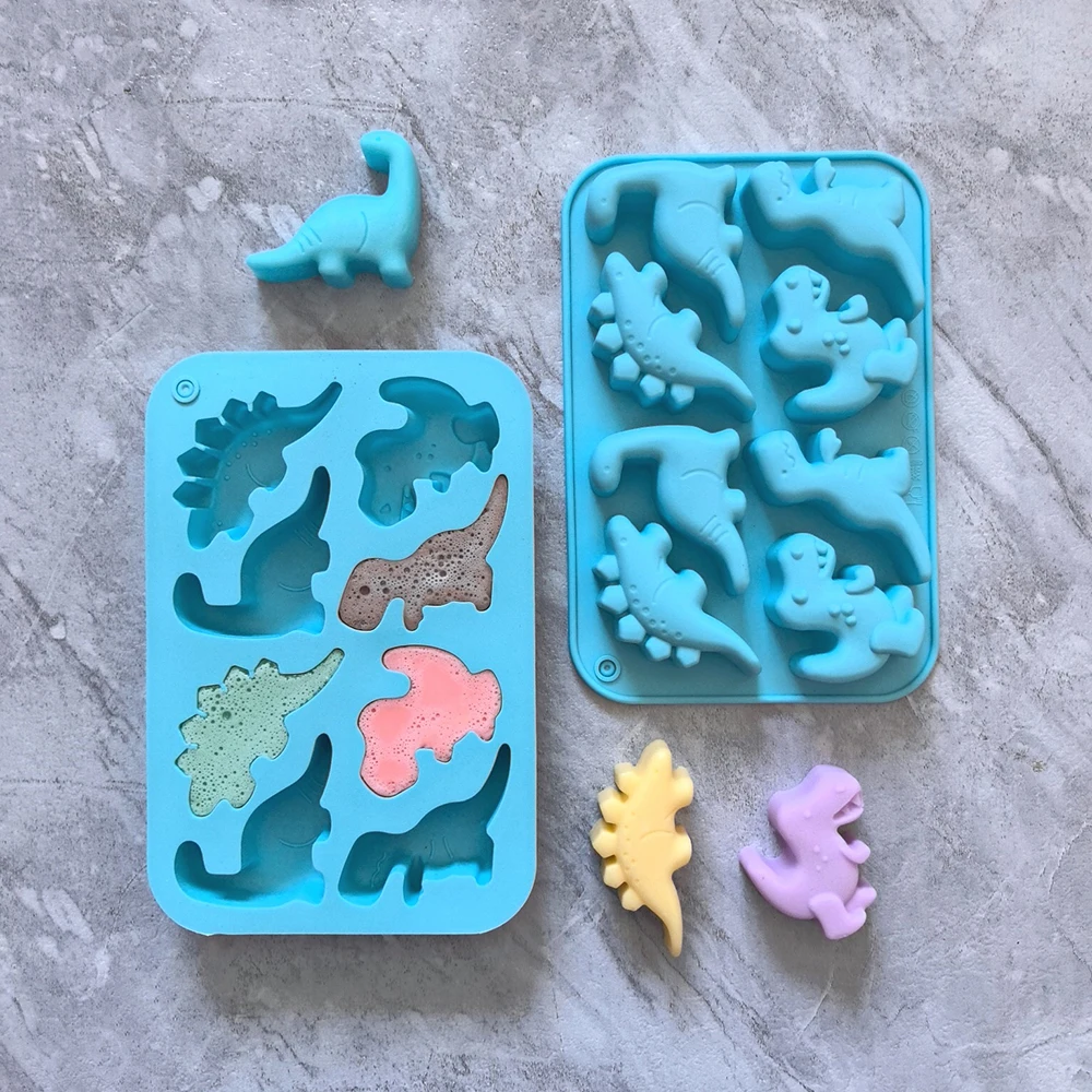 Creative dinosaur shaped silicone mold, perfect for cakes, desserts, jellies, chocolates, baking tools, etc
