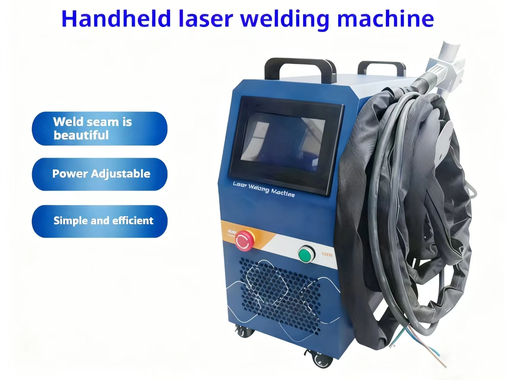 ماكينة لحام ليزر محمولة بقوة 1 - مراجعة Industrial Laser Welding Machine Hand Held وسعره