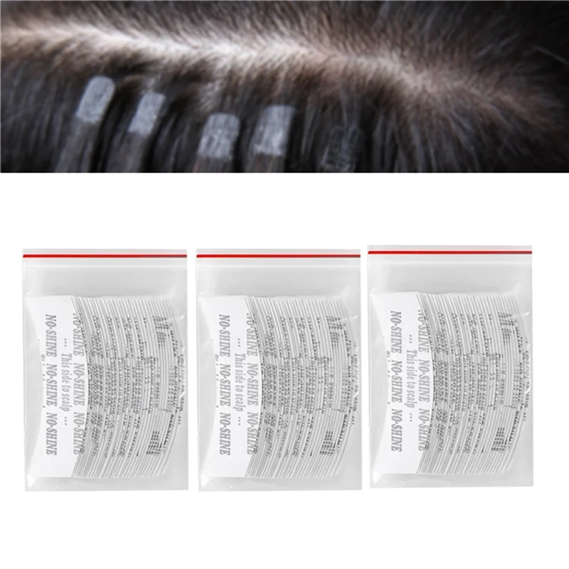 A84G-108Pc/Lot No-Shine Wig Tape Double Adhesive Extension Hair Tape Strips Waterproof For Toupee/Lace Front Wigs Film Durable