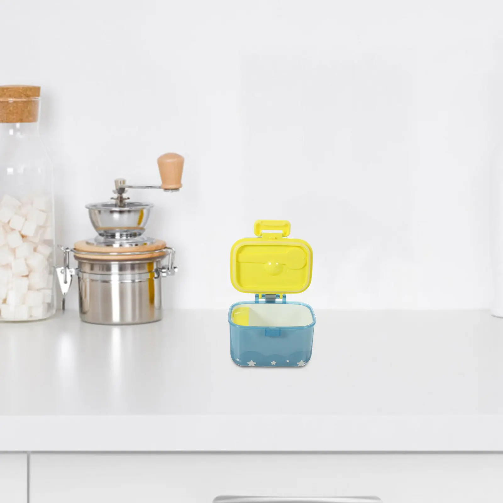 

Контейнер для хранения сухого молока, компактный дозатор для детской смеси с герметичной крышкой для безопасных путешествий и ежедневного использования дома