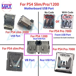 1pcs Original Front USB Rear USB Port Socket For PS4 Pro CUH-7000 For PS4 Slim Motherboard VR USB Socket For PS4 1200 Dual USB
