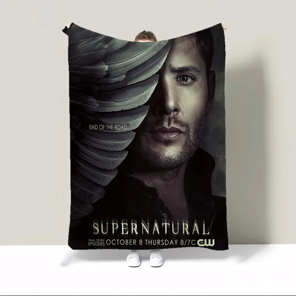 Supernatural Join the Hunt Camping Blanket King Size Fluffy Plaid Fluffy Soft Blankets & Throws Warm Winter Blankets for Sofa