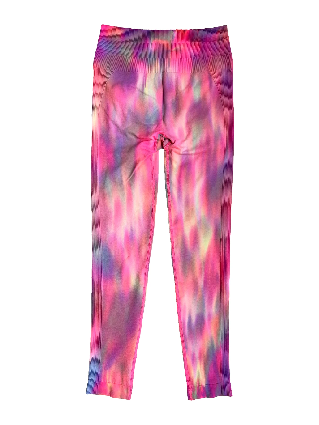 A Colorful Yoga Pants Aurora Sports Trousers Peach Hip Leggings