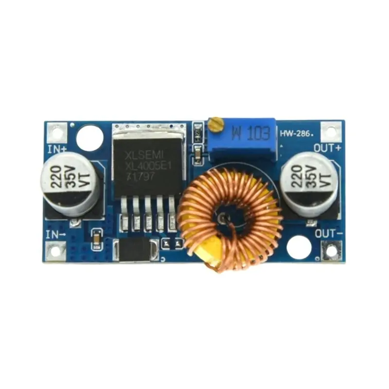 24-Hour Delivery XL4005 Adjustable Step-Down Power Supply Module High Current Large Power DC-DC Converter Voltage Regulator 5A