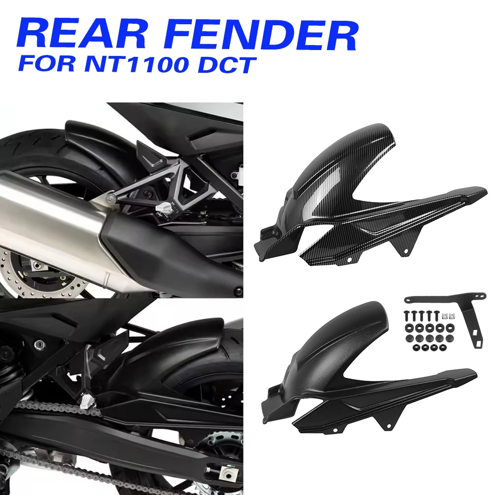 

Motorcycle Hugger Rear Fender For Honda NT1100 NT 1100 DCT 2022-2025 2024 Rear Wheel Extension Mudguard Splash Guard Protection