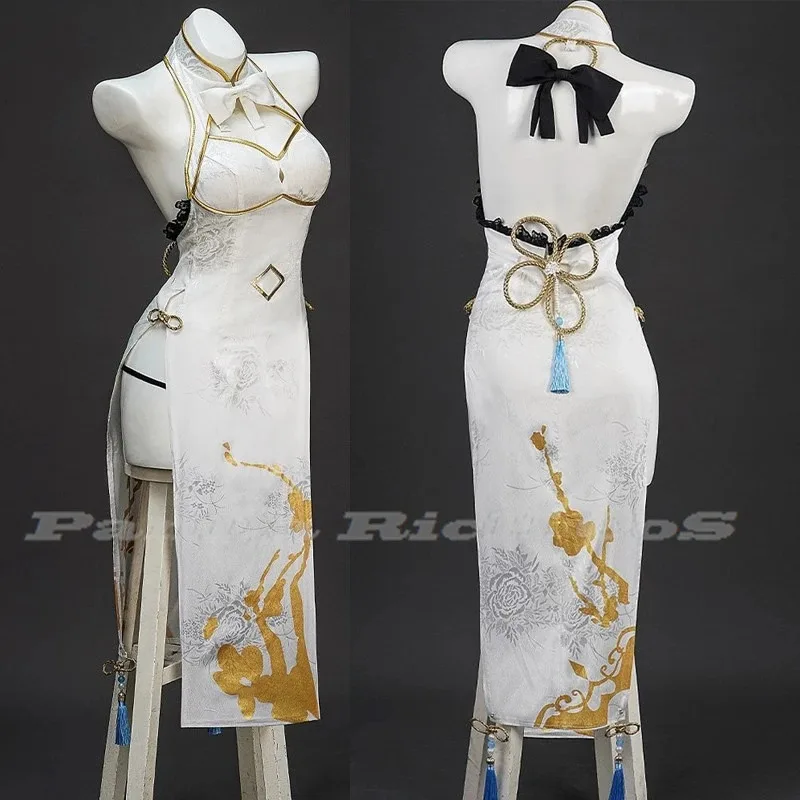 

Re:Life In Zero Emilia Cosplay Costume Chinese Qipao Emilia A Cheongsam From Dress Different World Women Halloween Costumes