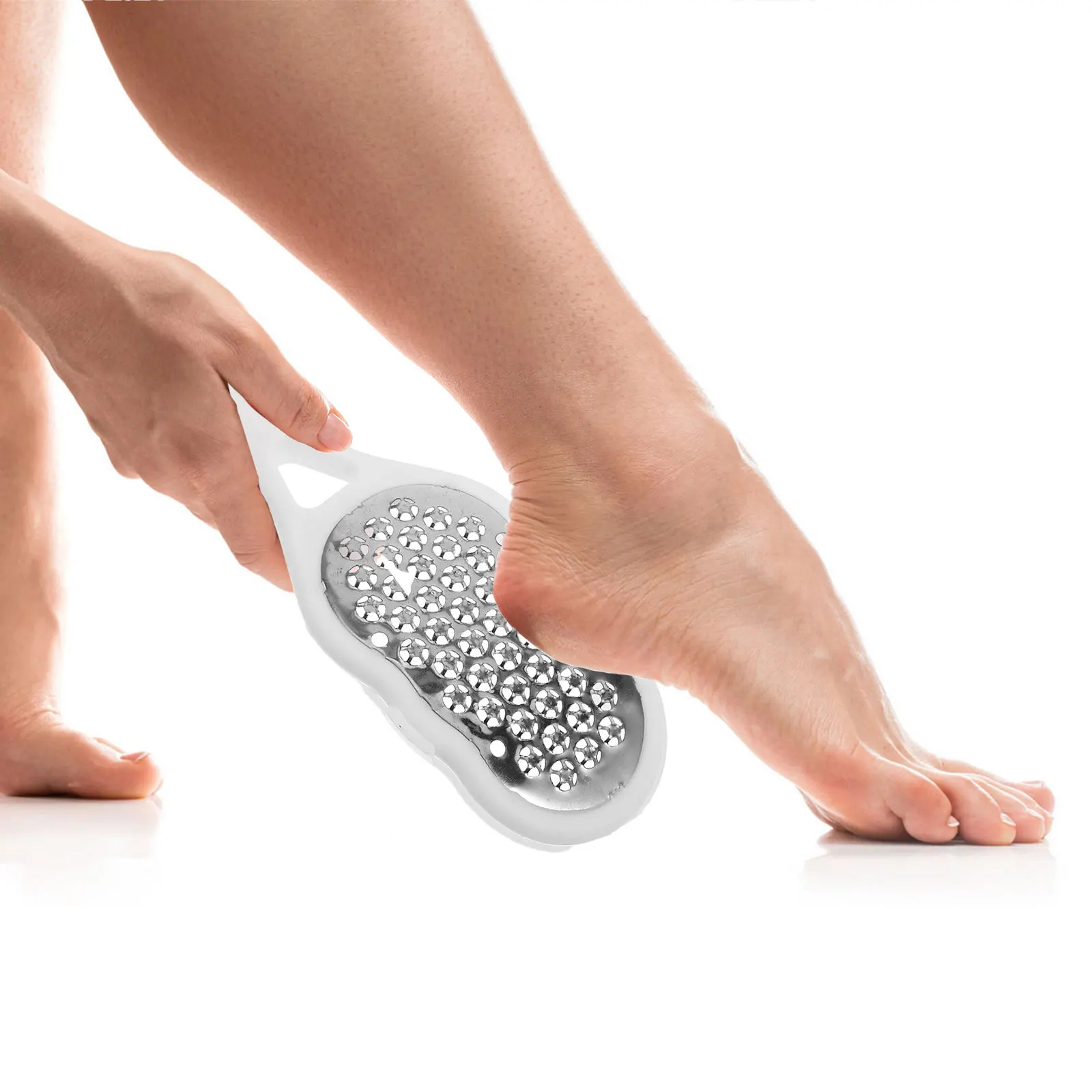 

4Pcs Foot Files Callus Remover Stainless Steel Scrubber Dead Skin Tool for Smooth Feet Pedicure Care Kit Foot Files for Women