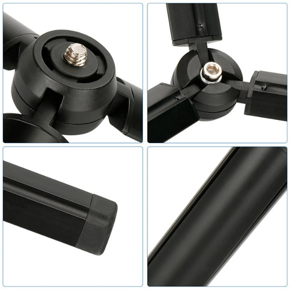 Tripod for Insta360 X4/X3 ONERS/ACE PRO Sports Camera Aluminum Alloy Tabletop Fixed Tripod Portable Camera Accessories A002