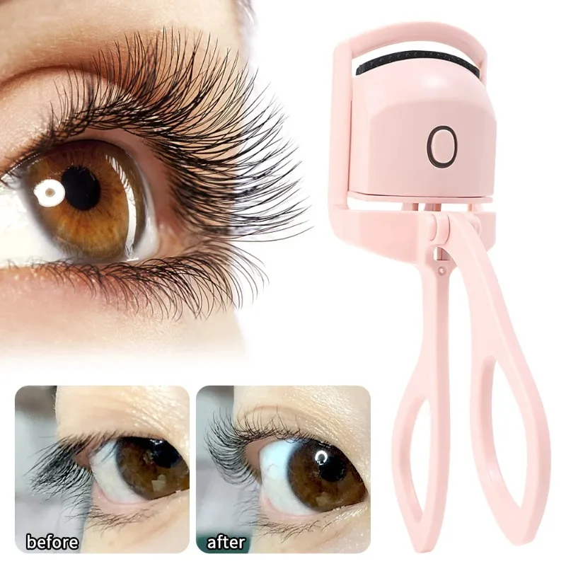 Elektrische wimperkruller USB-oplaadmodel Snelle verwarming Draagbare wimperkruller Opladen Mini Langdurige Curling Wimperclip