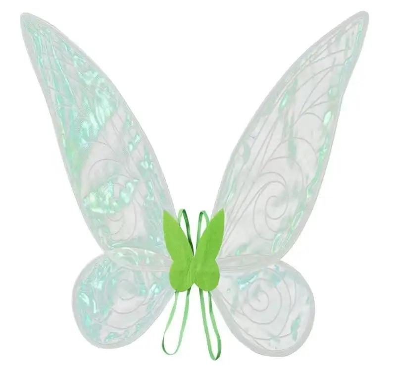 Kostiumy na Halloween dla dziewczynek wróżka motyl skrzydła na kostiumy Cosplay Sparkle Fairy Princess Wings Party Favor akcesoria