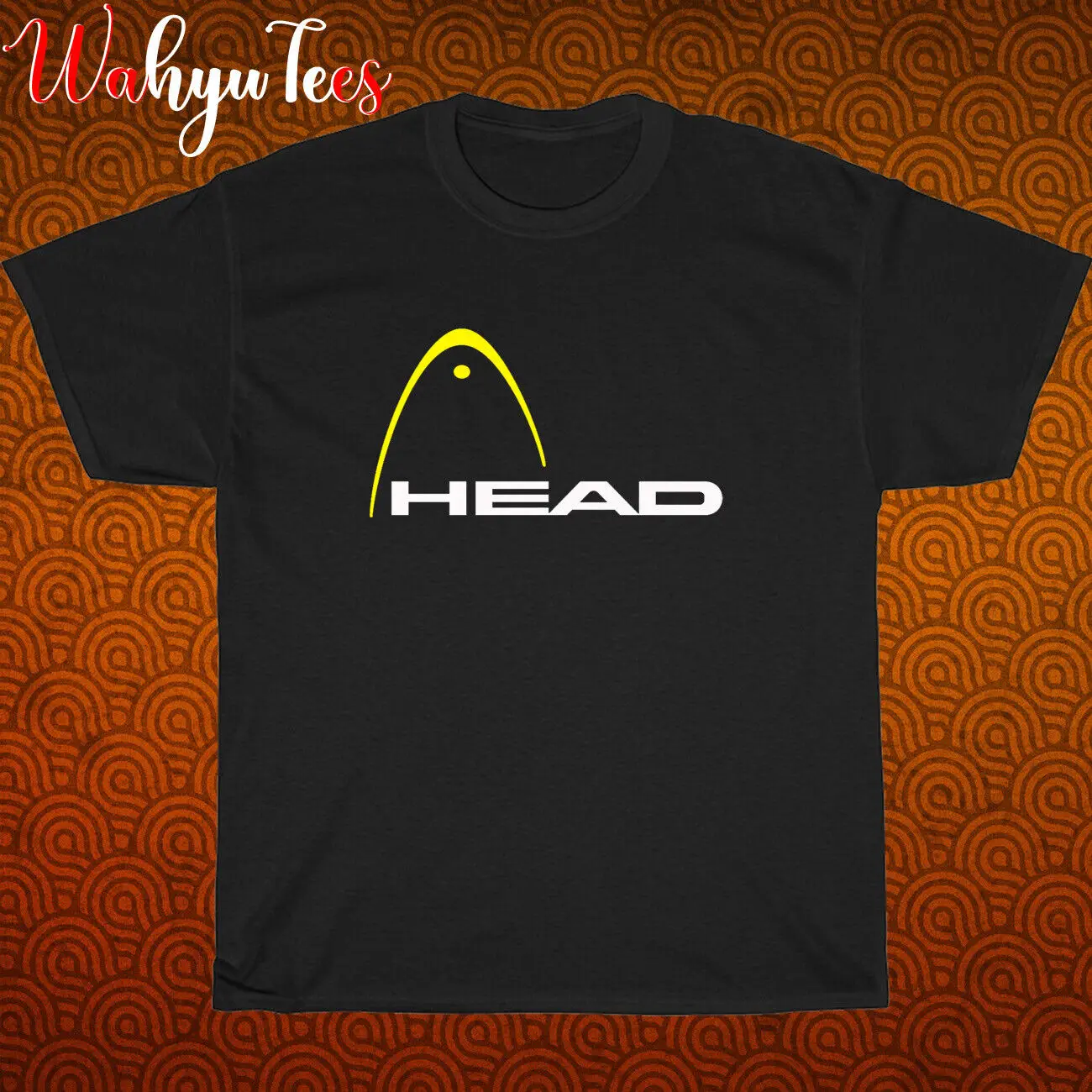 New Shirt Head Logo Black/Navy/Grey T-Shirt Size S-5XL