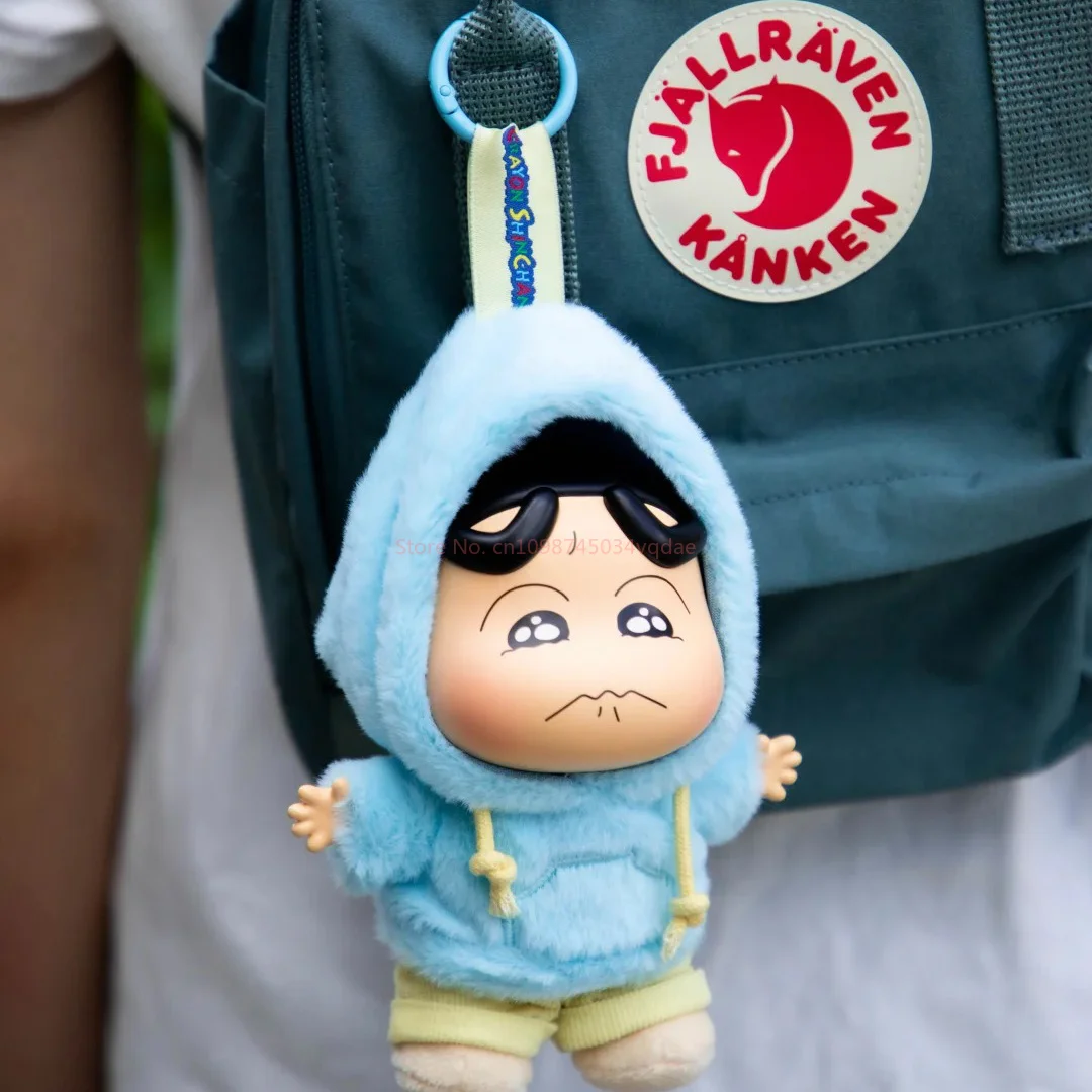 Koleksi Boneka Vinyl Plush Seri Dopamin Emosional Crayon Shin-Chan Asli dalam Kotak Misteri, Dekorasi Tas, Mode Hadiah Ulang Tahun