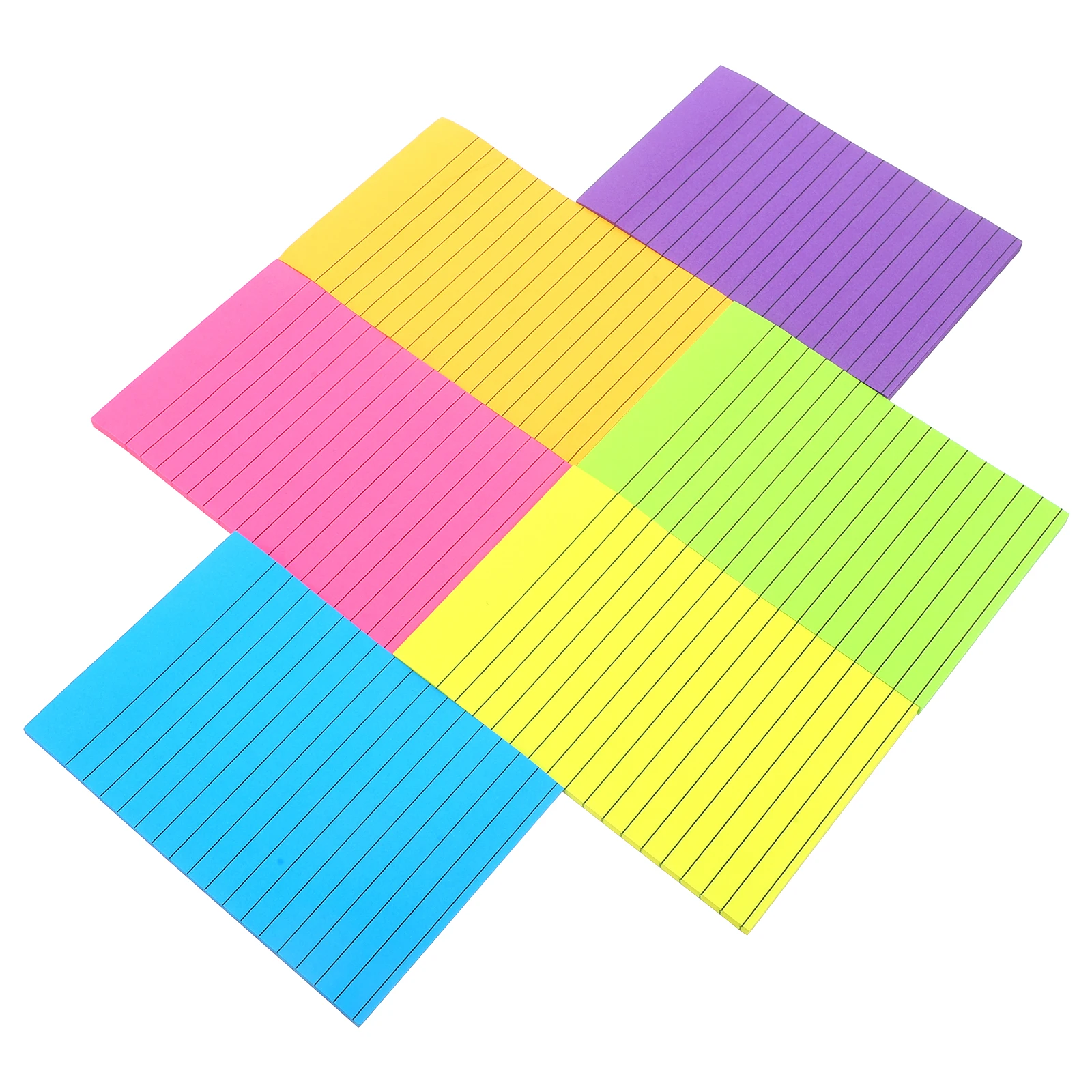 

Fluorescent Sticky Memo Pads Office Home Colored Index Cards Use Cute Note Stickers Notepads Stickers Desk Wall