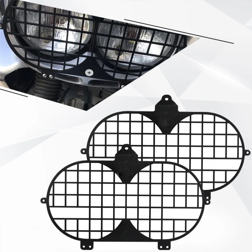 Motorcycle Headlight Headlamp Grille Shield Guard Cover Protector For Honda XRV750 Africa Twin 1996-2002 1997 1998 1999 XRV 750