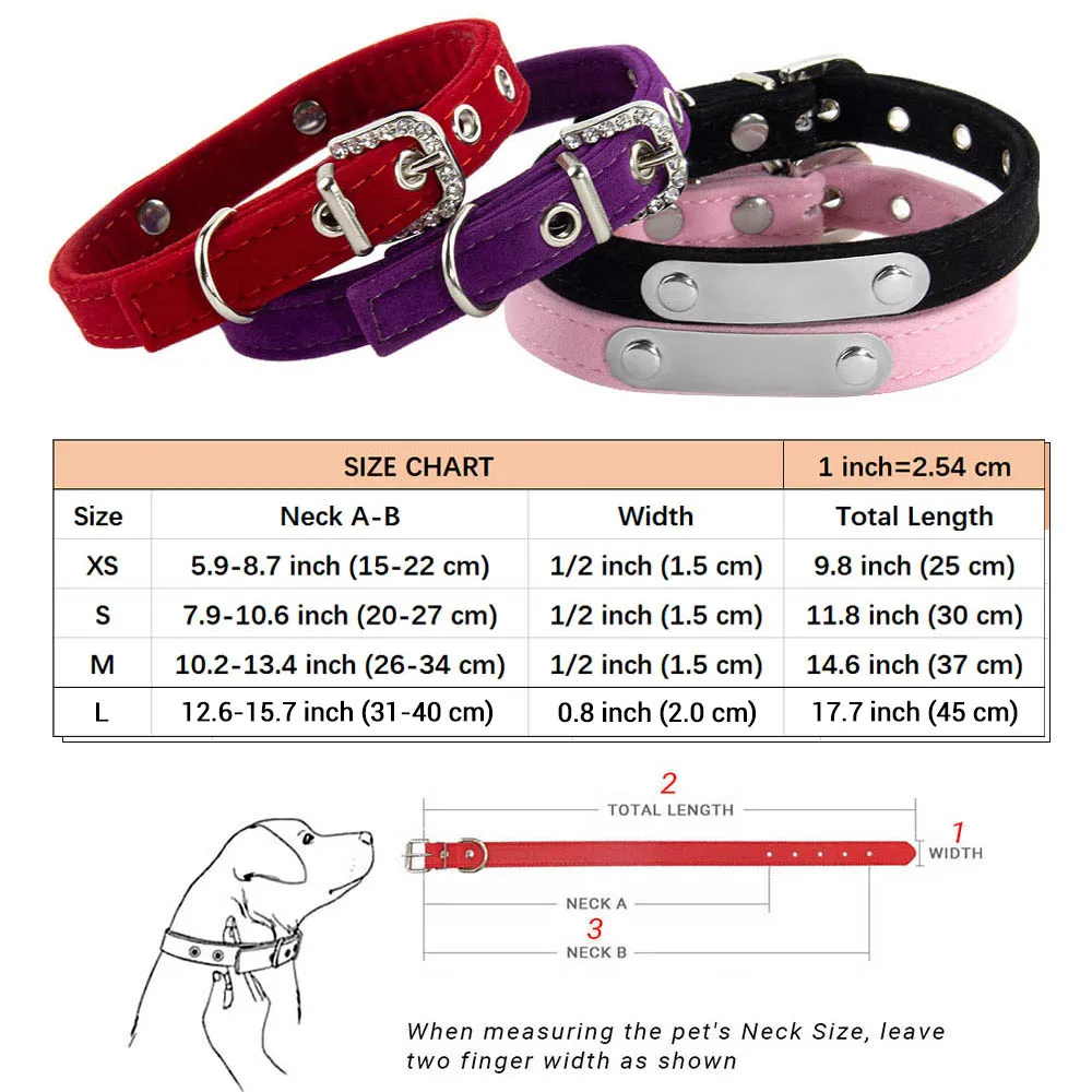 Personalisiertes Katzenhalsband aus weichem Samt, Welpen-Halskettenhalsbänder für Katzen, kleiner Hund, Kätzchen-Zubehör, individueller ID-Name, kostenlose Gravur – Detail 1
