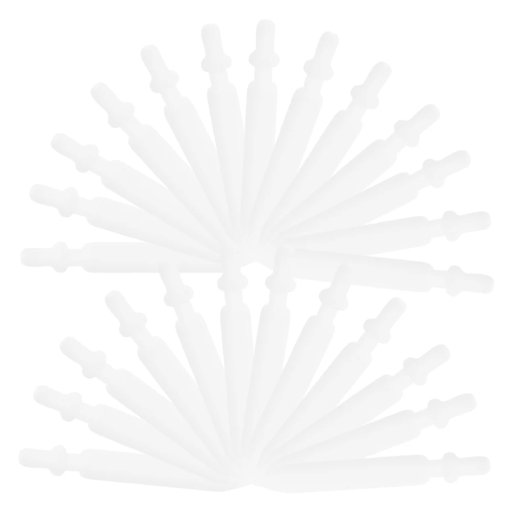 

25 Pcs Pen Tip Refill Marker Nibs Smooth Writing Markers Paint Replacement Plastic Stylus Tips Only White Fine