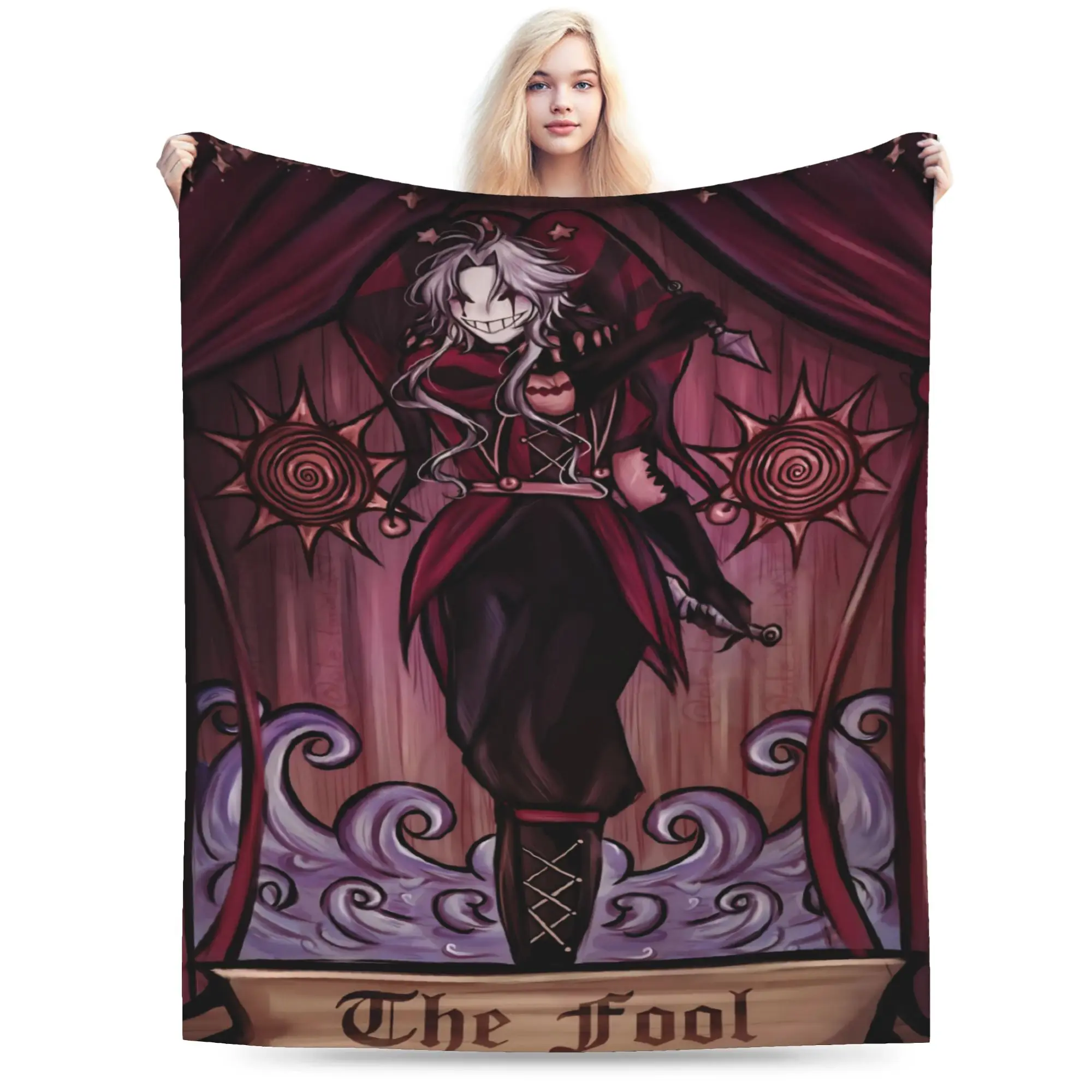 Pierrots The Freak Circus Accessories Blanket Soft Flannel  Throw Blankets Comfortable Rug Piece