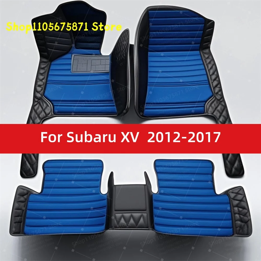 Custom Car Floor Mats Fit For Subaru XV 2017 2016 2015 2014 2013 2012 Car Mat Accessories Mats Carpets