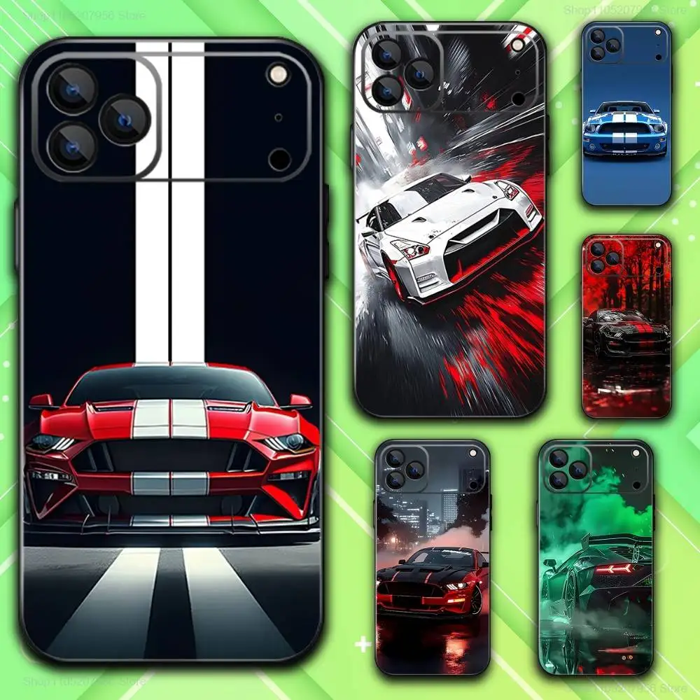 

M-Mustangs Cool Car Phone Case For iPhone 17,16,15,14,13,12,11,Plus,E,Air,Pro,Max,Mini Black Cover