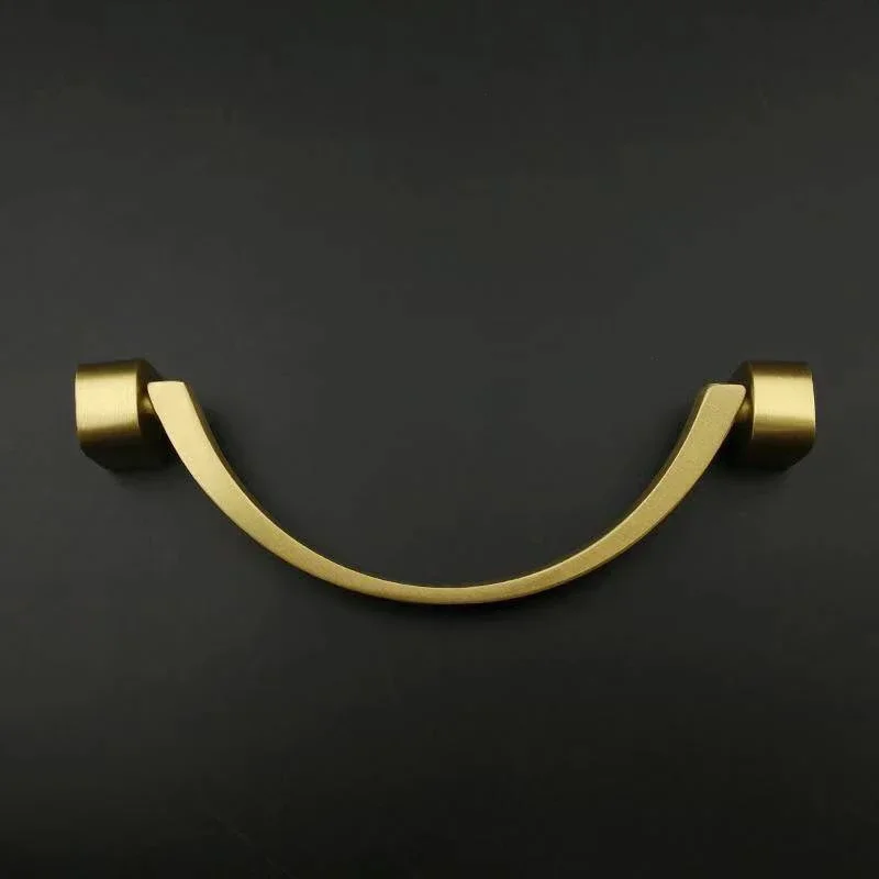 4 Pieces Morden Solid Brass Furnitur Drawer Knob Kitchen Cabinet Door Cupboard Door Knob Wardrobe Handle Pull