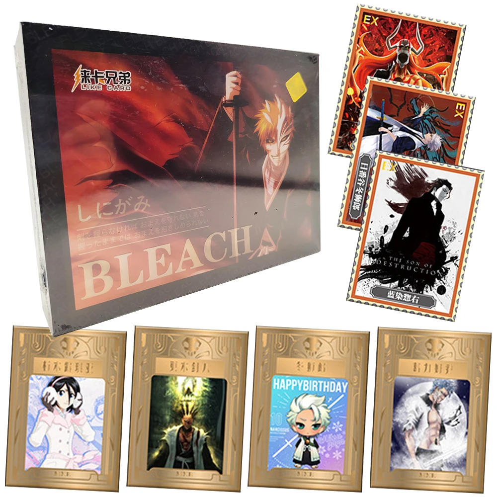 

Коллекционная карта Bleach, рождественский изысканный подарок, как персонаж аниме для фанатов, Abarai Renji Ishida Uryuu, HD-карта, игрушки-сюрпризы, подарки