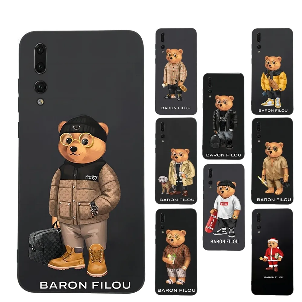 Fashion B-Baron F-Filou Bear Phone Case For Huawei P 8 9 10 20 30 40 50 Pro Lite Psmart Honor 10 lite 70 Mate 20lite