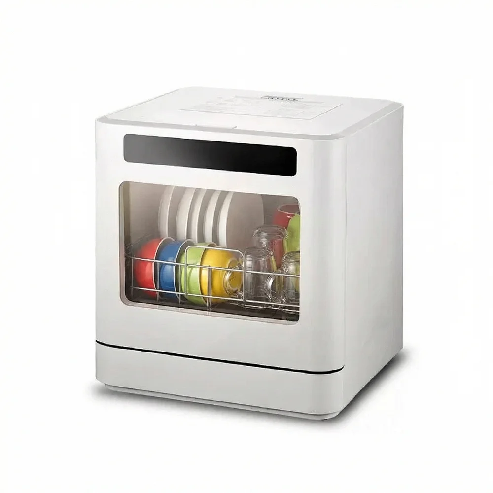 Desktop Countertop Dishwasher Intelligent Fully Automatic Sterilization High Temperature Installation-Free Hotel Household