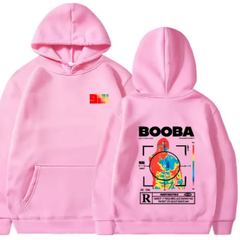 2025 التجارة الإلكترونية B2O للرجال والنساء نفس النمط موضة ملابس منقوشة بكم طويل هوديي للنساء الترفيه Hariku Style Street Tren