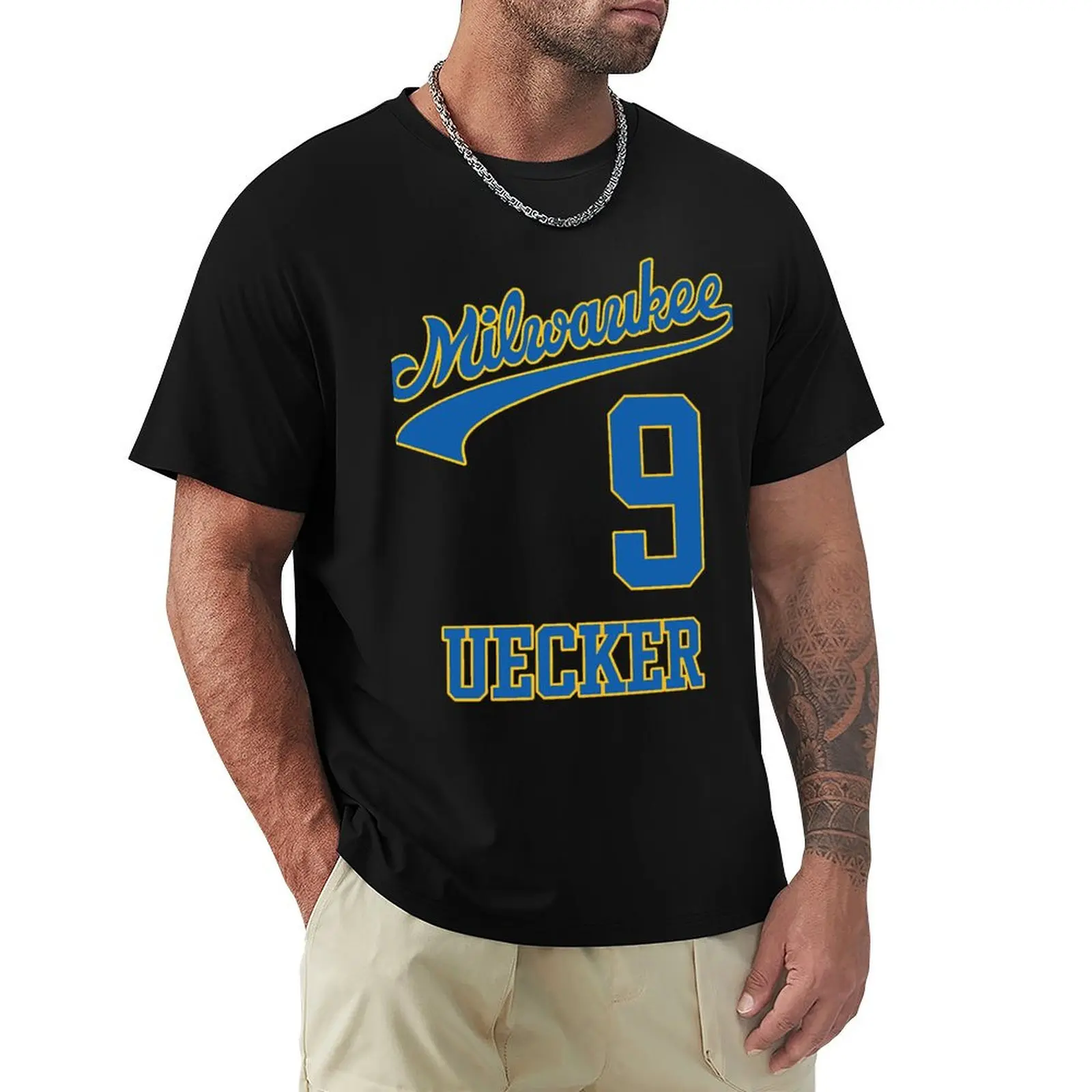 

Retro Bob Uecker Baseball Jersey Tribute T-Shirt T-shirts man summer shirt new edition tees t shirts for men graphic