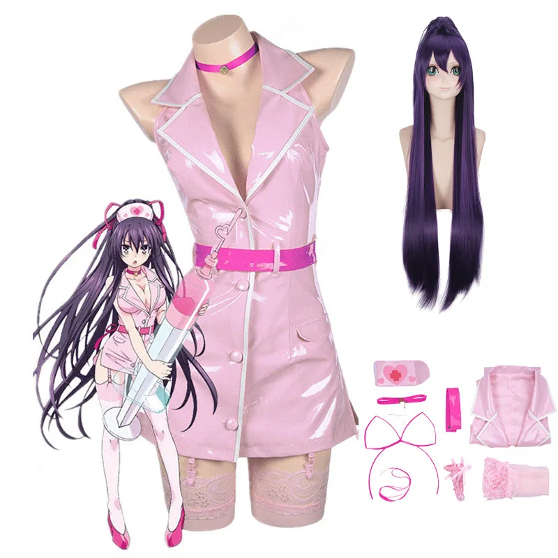 Anime Date A Live Cosplay Costume Princess Yatogami Tohka Cosplay Costumes Pink Dresses Halloween Clothes For Women