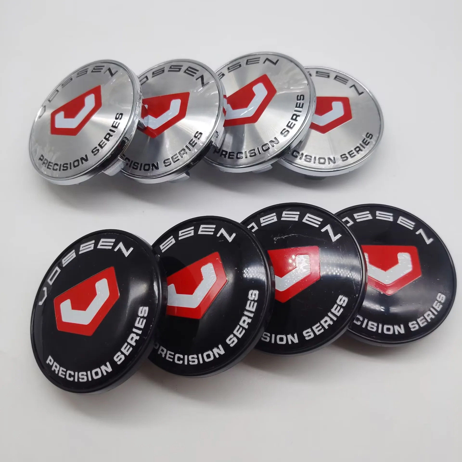 Комплект из 4 шт. (69 мм) колпачков для центра диска с логотипом VOSSEN, пылезащитные заглушки для колес автомобиля, аксессуары для модификации и замены