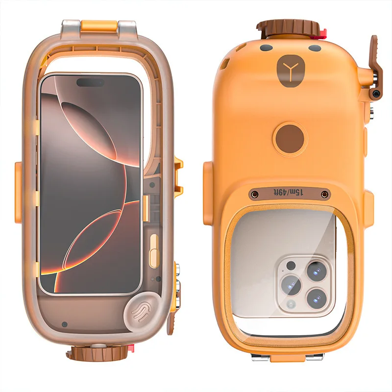 Suitable for a variety of mobile phone snorkeling Bluetooth diving shell, waterproof shell for deep water shooting
