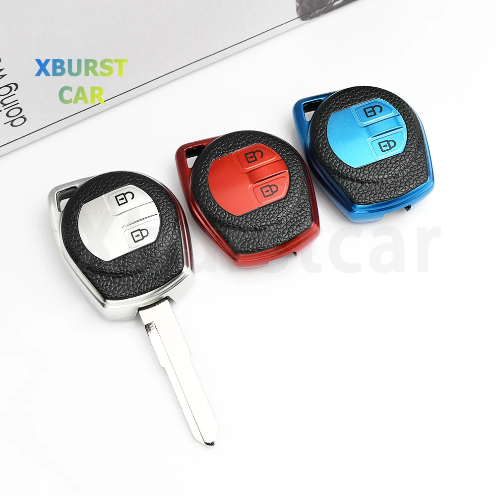 

Кожаный чехол из ТПУ для автомобильного ключа без ключа, чехол-брелок для Suzuki Swift Grand Liana для Suzuki SX4 Vitara Amagatarai, аксессуары