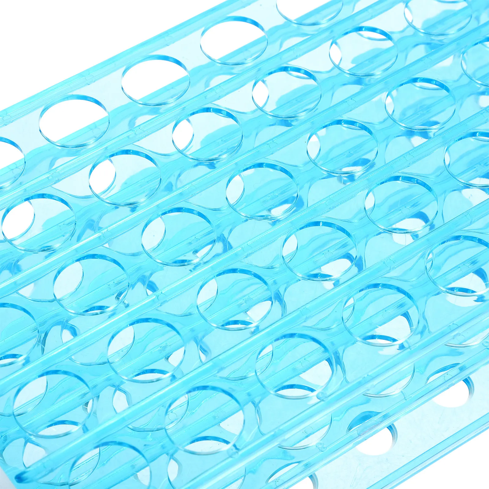 

Набор из 2 универсальных пластиковых стойок для пробирок на 50 мест для хранения пробирок, центрифужных пробирок, для научных исследований, обучения и лабораторий