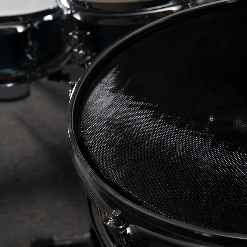 طقم طبلة بيضاء ممتازة جديدة محمولة لعام 2026 طقم طبلة صوتية #4